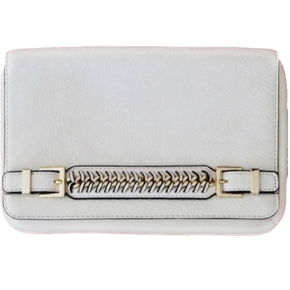 NWT Diane Von Furstenberg White Iggy Clutch